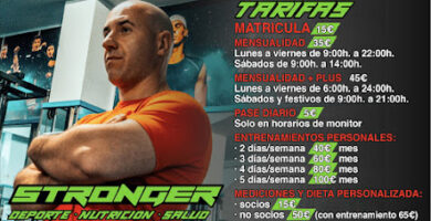 Stronger gym y eventos deportivos sl