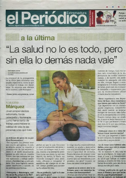 Osteopatia Y Fisioterapia Almudena Márquez