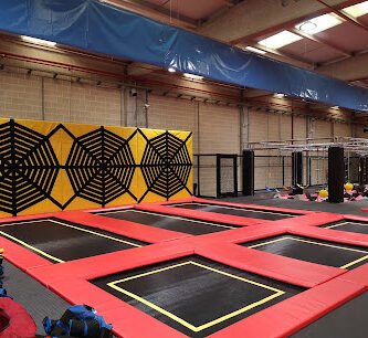 Diver Jump. Trampoline park