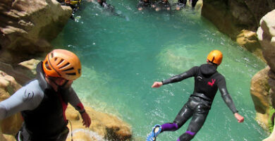 Rumbo Aventura Barranquismo Sierra de Guara I Canyoning I Via Ferrata I Escalada